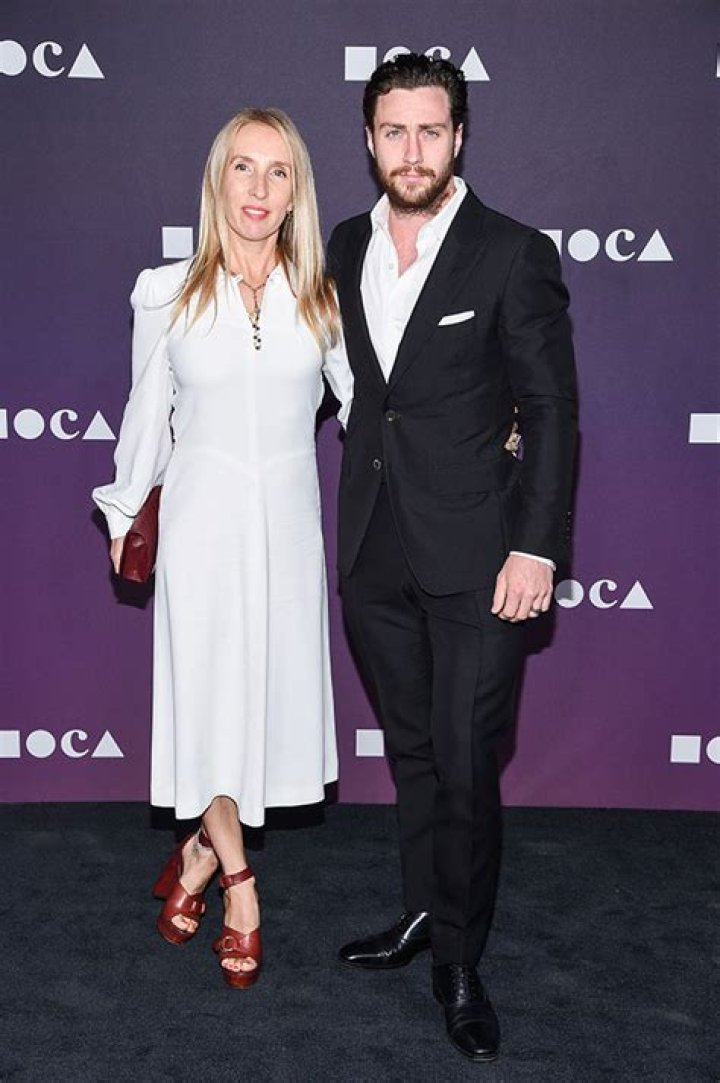 Aaron Taylor-Johnson, 31, & Wife Sam, 54, Kiss After Renewing Wedding Vows