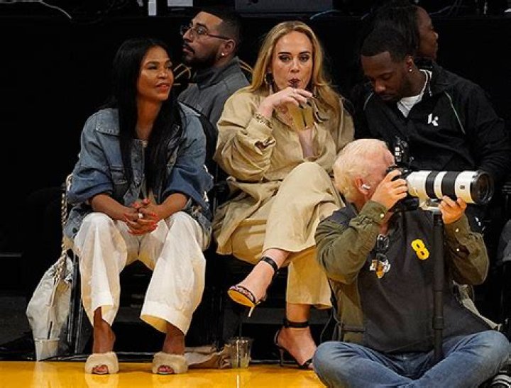 Adele & Rich Paul Sit Courtside At Lakers Game Next To Kim Kardashian – Hollywood Life