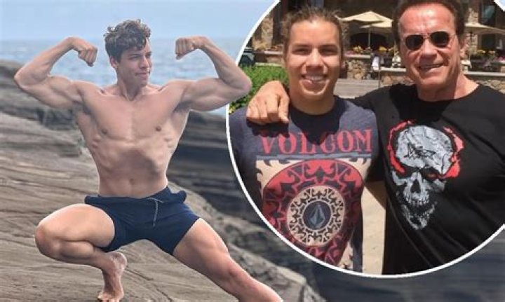 Arnold Schwarzenegger’s Son Joseph Baena, 23, Shows Off His Muscles As He Rides A Horse Shirtless