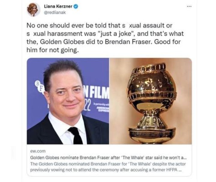 
Brendan Fraser fans slam Golden Globes after actor receives first-ever nomination amidst HFPA scandal 