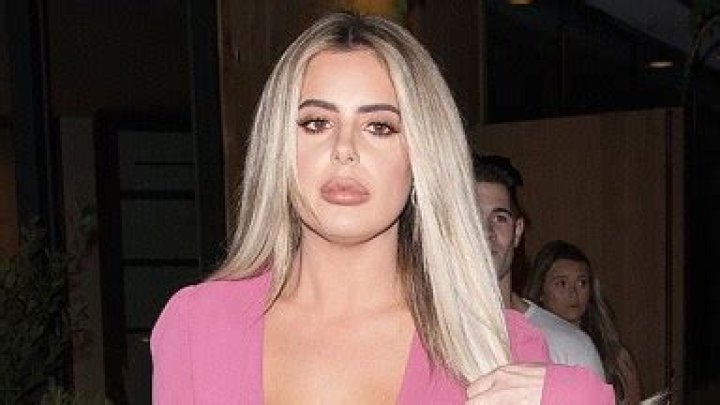 Brielle Biermann Stuns In A Teeny Tiny Pink Bikini While Pouting Her Lips In New Pics