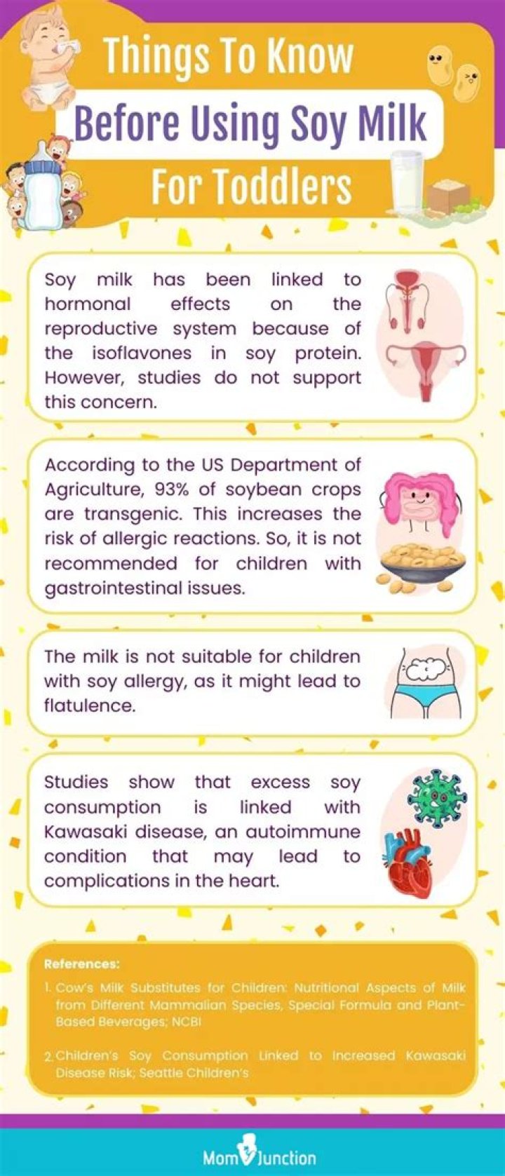 Can 2 year olds drink soy milk?