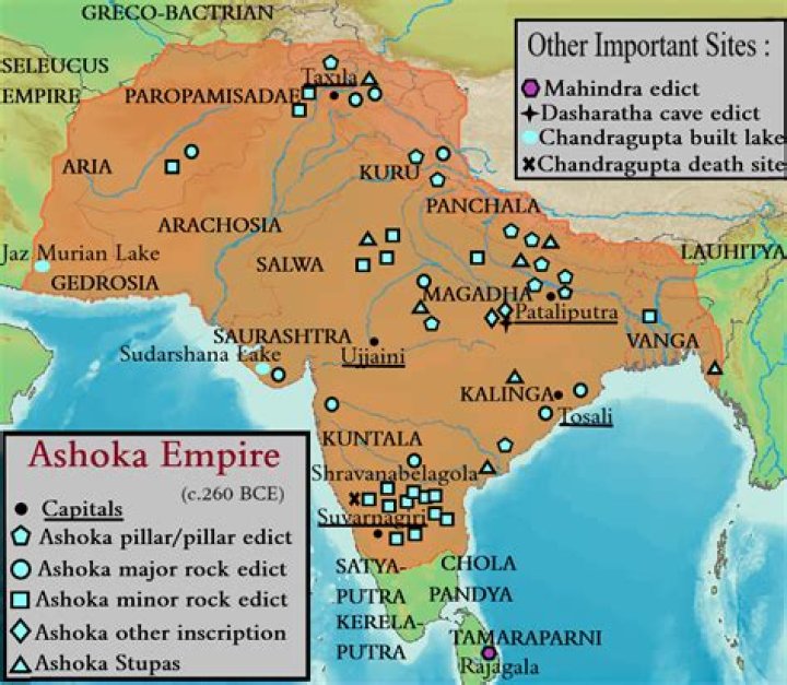 Did Ashoka expand the Mauryan empire?