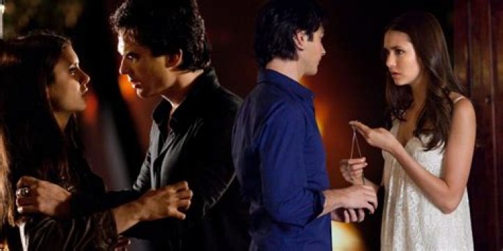 Does Elena forgive Damon for feeding her his blood?