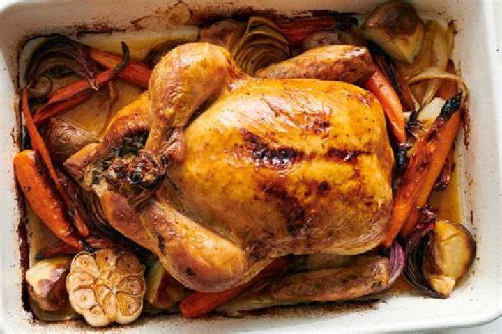 Does Ina Garten cover her roast chicken?