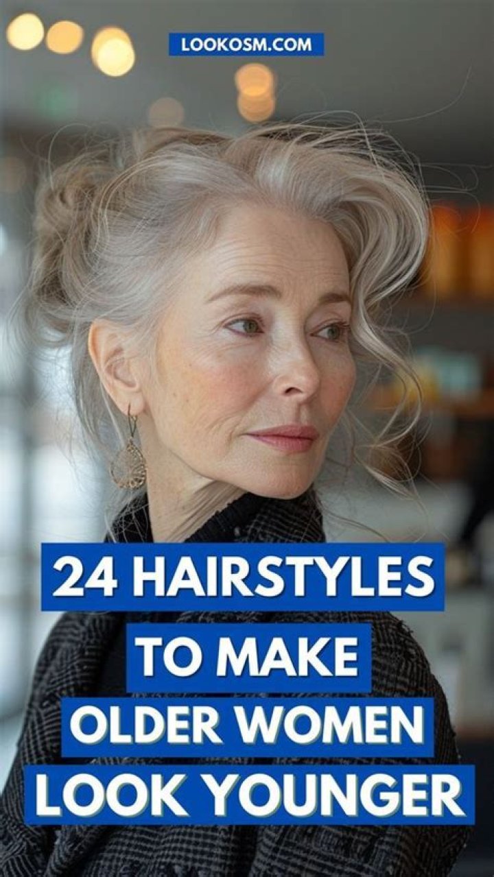 Does long hair make older women look younger?