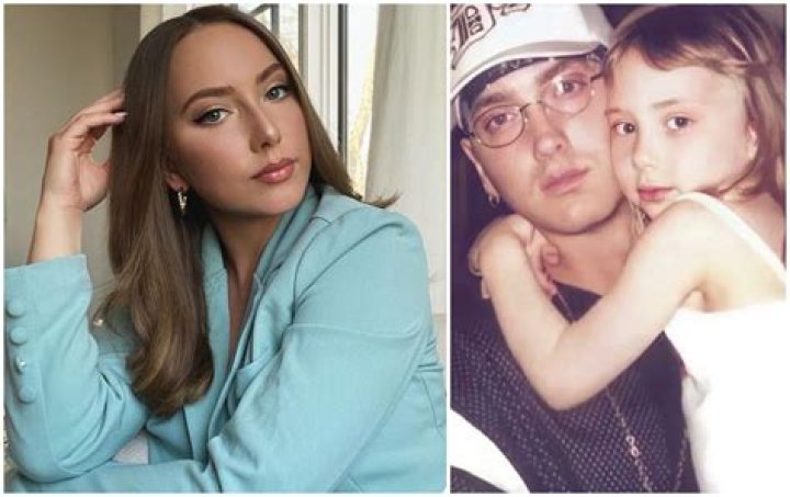 Eminem’s Daughter Hailie Rocks Crop Top & Leggings In Mirror Selfie