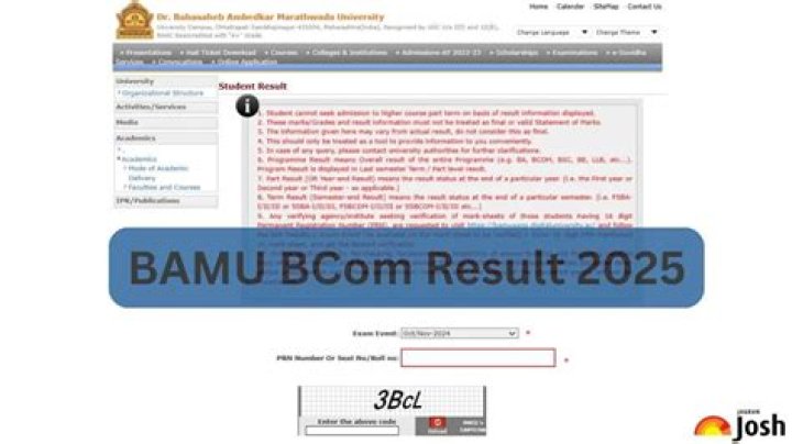How can I download BAMU result?