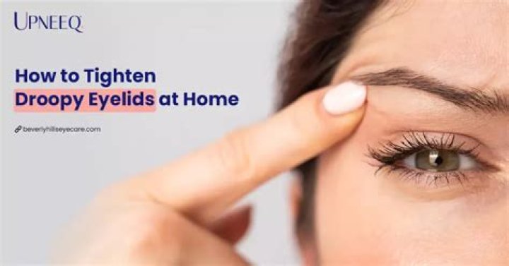 How can I tighten my Crepey eyelids?