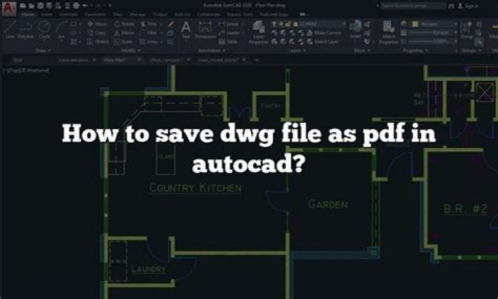 How do I convert DWG to PDF in AutoCAD?