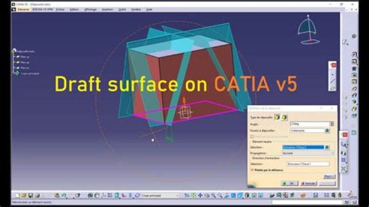 How do I create a scene in CATIA V5?