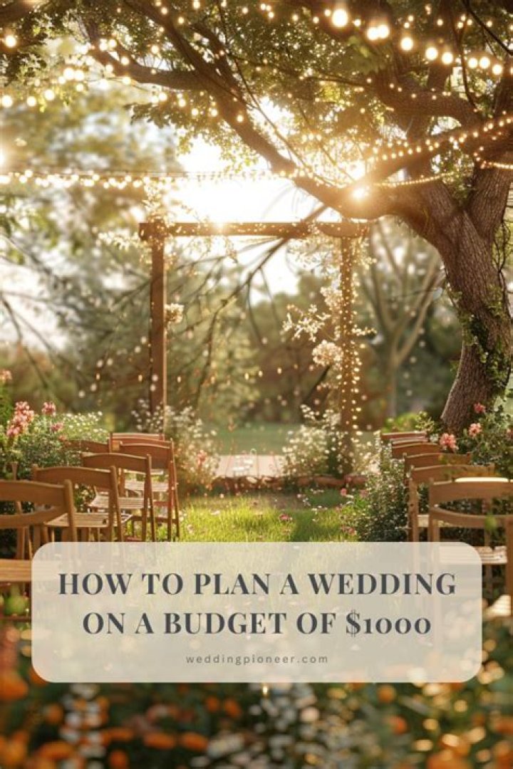How do I decorate my backyard wedding on a budget?