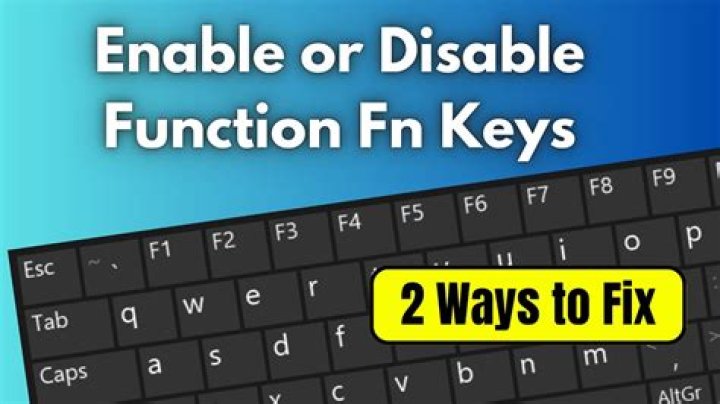 How do I enable the Fn key on my Asus?