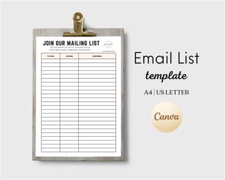 How do I get an email list for mailing lists?