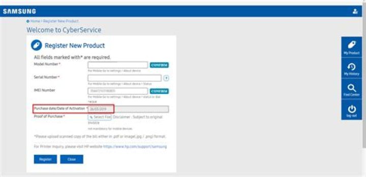 How do I register my Samsung product?
