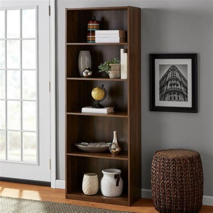How do I setup my mainstays 5 shelf bookcase?