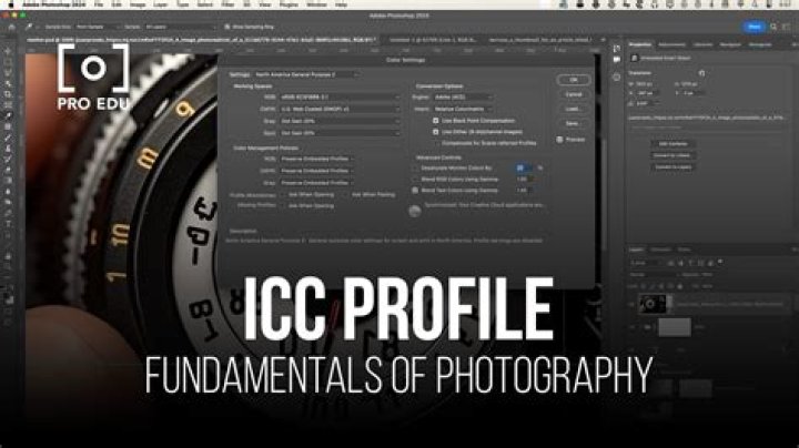 How do I use ICC profiles in Photoshop?