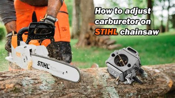 How do you adjust a carburetor on a Jonsered chainsaw?