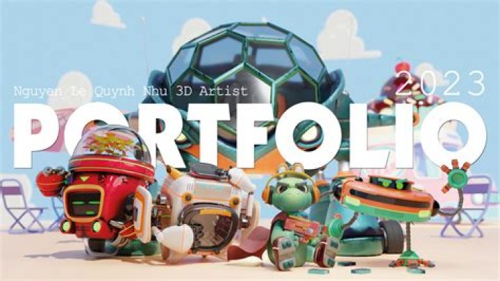 How do you make a 3D artist portfolio?