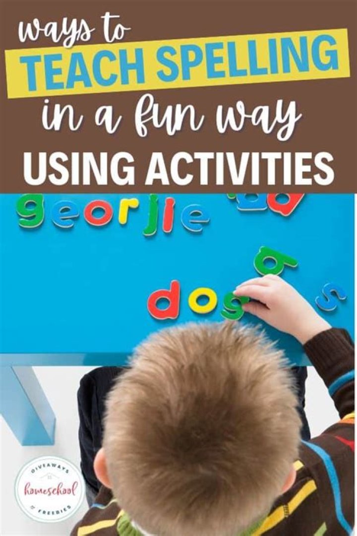 How do you teach spelling activities?