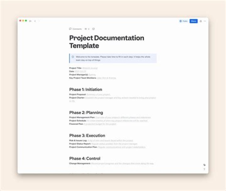 How do you write a project documentation?