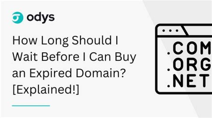 How long after domain expires can you buy it?