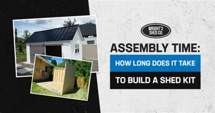 How long does it take to build a Yardmaster shed?