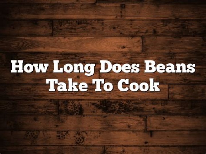 How long does it take to cook shuck beans?