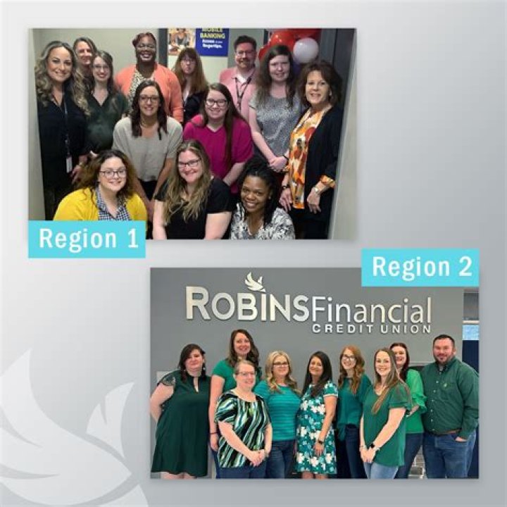 How many branches does Robins Financial Credit Union have?