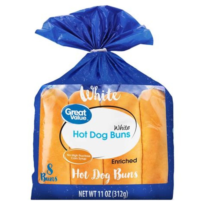 How many carbs are in a white hot dog bun?