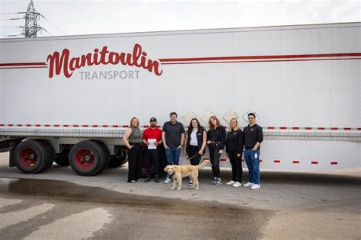 How many trucks does Manitoulin Transport have?