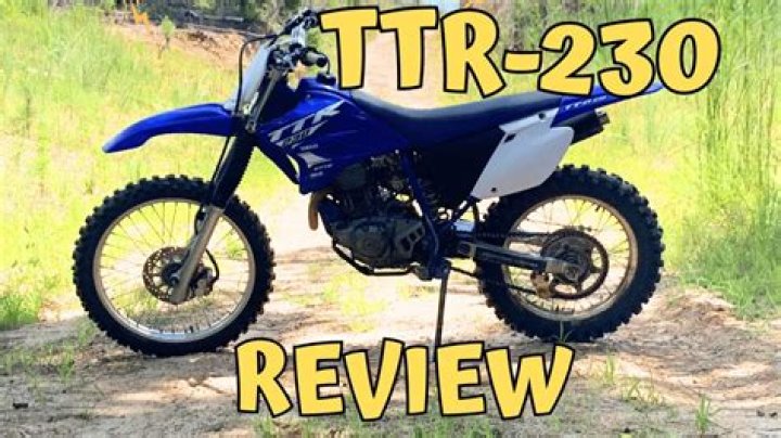 How much horsepower does a TTR 230 have?