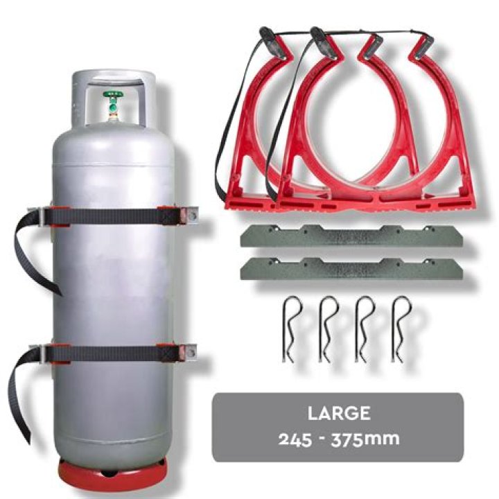 How tall is a 13kg gas bottle?
