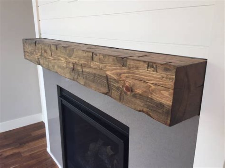 How thick should a wood beam mantel be?