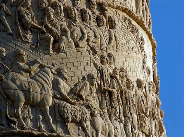 Is the column of Trajan a relief sculpture?
