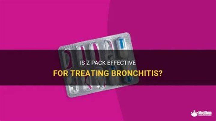 Is Z pack good for bronchitis?