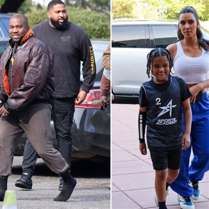 Kim Kardashian & Kanye West Reunite At Daughter North’s Basketball Game Ahead of Father’s Day: Photos