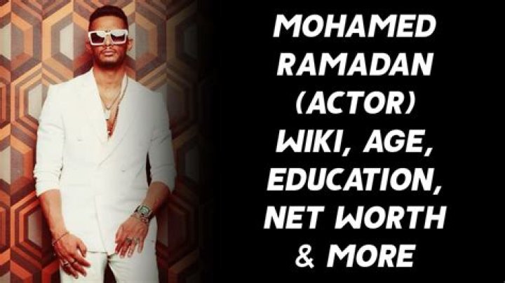 Mohamed Ramadan - Bio, Age, height, Wiki, Facts and Family