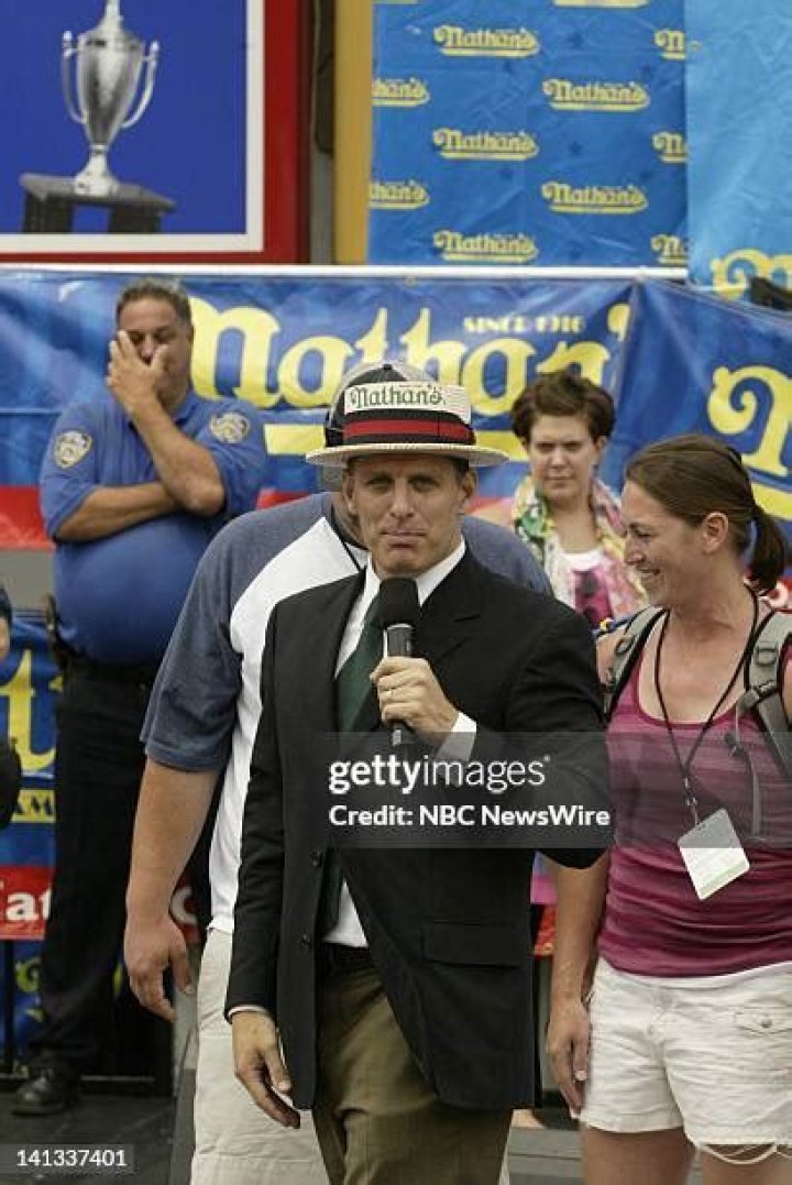 Nathans Major League Eating Announcer George Shea Shaking Raises Concerns Among Fans