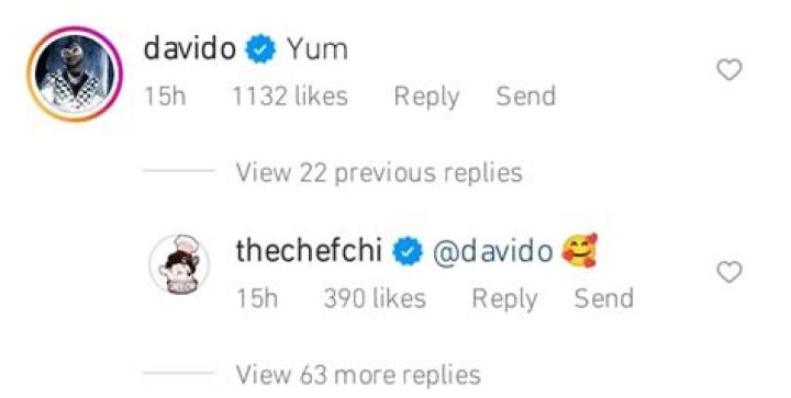 
“Romeo And Juliet” Chioma Causes A Stir Online With Her Reaction To Davido’s Flattering Comment 