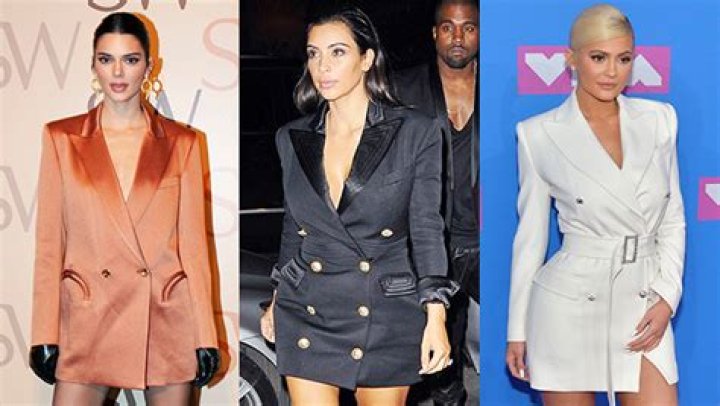 See KarJenners In Blazer Dresses – Hollywood Life