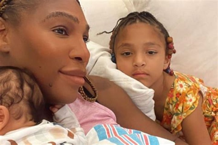 Serena Williams’ Daughter, Olympia Ohanian, 2, Draws All Over Her Face With Lipstick While In Quarantine