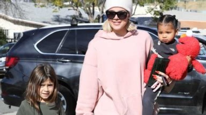 True Thompson, 1, Bounces On Trampoline With Cousins Penelope, 7, & North, 6 & It’s So Cute