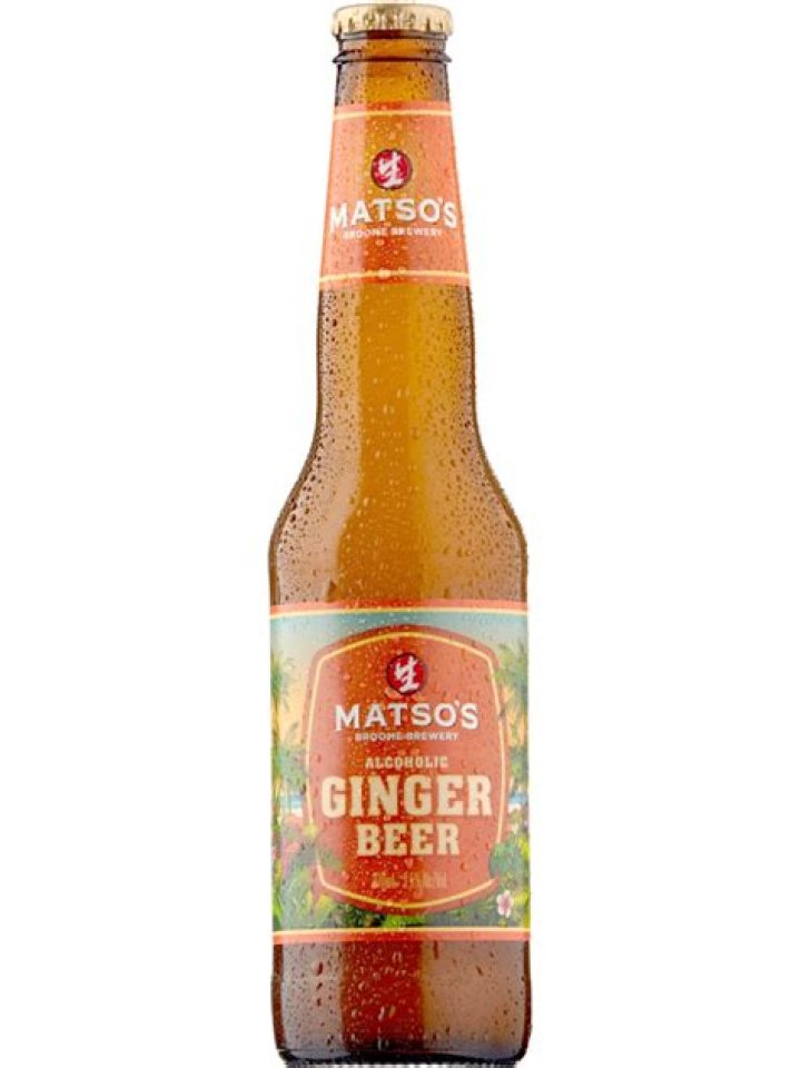 What alcohol is in matso ginger beer?