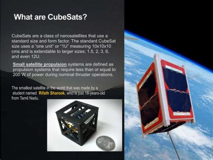 What are CubeSats made of?
