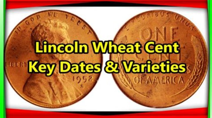 What are the key dates for wheat pennies?