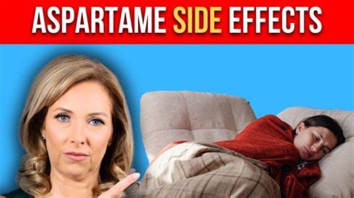 What are the negative side effects of aspartame?