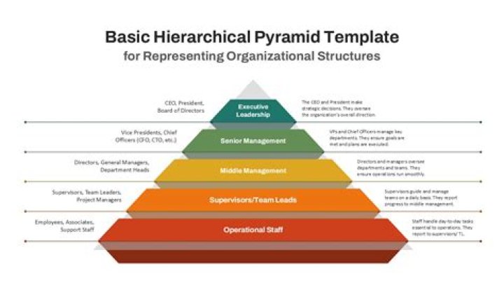 What are the two levels of hierarchy?