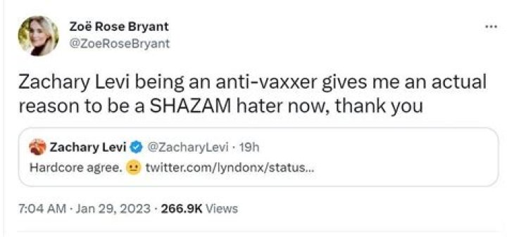 
What did Zachary Levi say? Anti-vax tweet controversy explained as Shazam! star faces backlash 