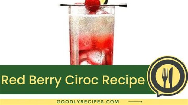 What do you mix red berry Ciroc with?